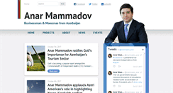 Desktop Screenshot of anarmammadov.com