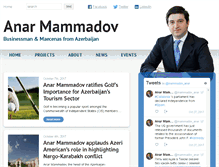 Tablet Screenshot of anarmammadov.com